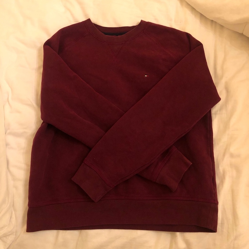 Tommy Hilfiger Maroon Crewneck